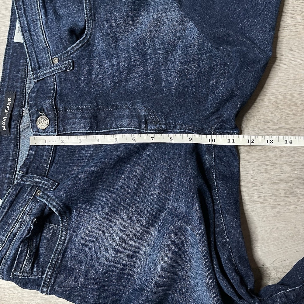 Mavi Jake Jeans Mens 34x31 Blue Slim Leg Cotton Blend Stretch Preppy Mid Rise - Picture 11 of 12